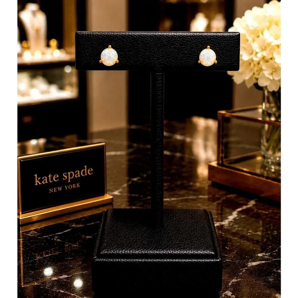 Kate Spade Rise And Shine Glitter Studs - Opal Glitter